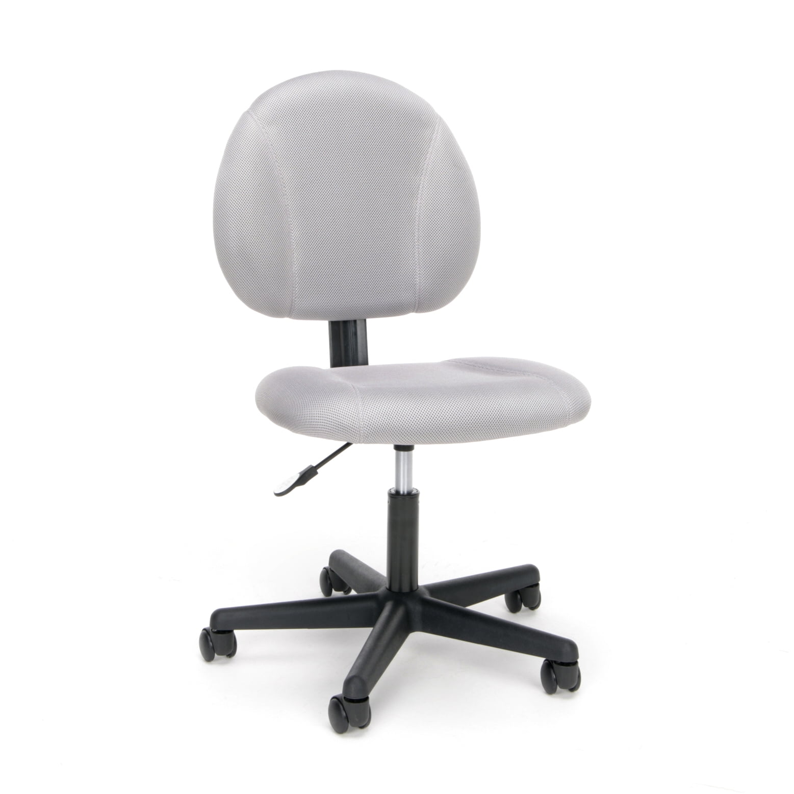 Essentials by OFM ESS-3060 Upholstered Armless Swivel Task Chair, Gray