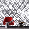 thumbnail image 3 of MuralsPrint Metro Rhombus Geometrical Grid Peel and Stick wallpaper - 10'ft H x 24''inch W, 3 of 4