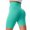 Green, variant on Women's High Waisted Yoga Shorts Solid Color Workout Gym Fitness 5-Inch Inseam Booty Lifting Casual Comfy Athletic Leggings, Green M