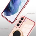 thumbnail image 2 of Compatible with Samsung Galaxy S21 Case Astronaut Plating Electroplate Luxury Elegant Case Camera Protector Kickstand Shockproof Protective Corner Back Cover Galaxy S21 Case -Pink, 2 of 11