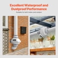 thumbnail image 4 of VEVOR 6" to 4.5" Radon Mitigation Fan System Kit Quiet 380 CFM Inline Duct Waterproof, 4 of 9