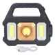 thumbnail image 1 of Reflector LED Luz frontal COB Luz lateral 2400LM Proyector solar de carga USB de mano, 1 of 14