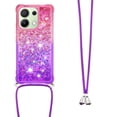 thumbnail image 3 of Funda para Xiaomi Redmi Note 13 4G Brillantina Líquida Divertida Reluciente y con Cristales en Movimiento Cuerpo Cruzado con Cordón Ajustable, 3 of 5