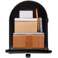 thumbnail image 2 of Stanley Extra-Large Capacity Galvanized Steel Black, Post-Mount Mailbox, ST200B00, 2 of 12