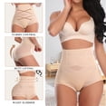 thumbnail image 2 of FITVALEN Women Butt Lifter Shapewear Hi-Waist Double Layer Tummy Control Panty Waist Trainer Body Shaper, 2 of 6