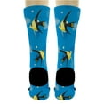 thumbnail image 5 of ThisWear Sea Animal Socks Fish Socks Sea Creature Gifts Ocean Themed Gifts 2-Pair Novelty Crew Socks, 5 of 5