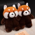 thumbnail image 3 of Jiibva Cartoon Raccoon Animal Slippers, Winter Warm Plush Slippers, Non-Slip Soft Closed Back Indoor Slides House Shoes for Women, Man, 3 of 7
