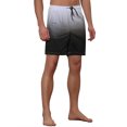 thumbnail image 4 of Unique Bargains Men's Contrast Color Summer Beach Colorful Swimwear Shorts 30 Black Gray, 4 of 6