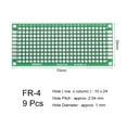thumbnail image 2 of 3x7cm Double Sided Universal Printed Circuit Board for DIY Soldering 9Pcs, 2 of 3