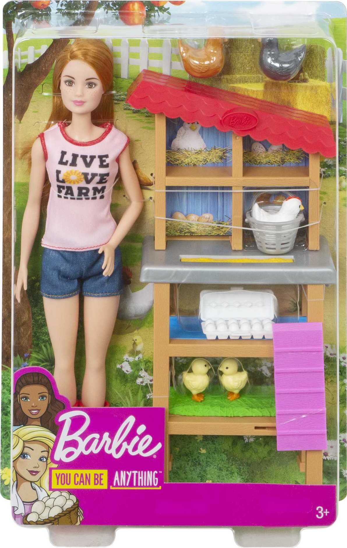 Barbie Careers Chicken Farmer Doll & Chicken Coop Playset - image 6 of 6