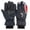 Black, variant on BadPiggies Kids Waterproof Snow Gloves Winter Warm Toddler Ski Gloves with Fleece Lining for Boys Girls 8-14 Years Blue
