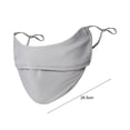 thumbnail image 6 of Pebbuoy Breathable Face Guard Solid Color Super Soft Friendly to Skin UV Protection Thin Three-Dimensional Sunscreen Face Guard, 6 of 7