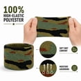 thumbnail image 5 of COUVER Camouflage Athletic Sweatband Wristbands Olive Green 2 Pairs (4 Count), 5 of 8