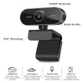 thumbnail image 4 of CNKOO  HD 1080p Mic-Enabled Webcam for Computers PC Laptop Desktop  USB Plug and Play  Conference Study  Meeting  Video Calling, 4 of 8