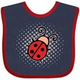 thumbnail image 3 of Inktastic Ladybug Lover Girls Baby Bib, 3 of 4