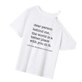 thumbnail image 3 of Camiseta de mujer con cuello redondo y cuello redondo, camiseta básica de verano para ir de compras, regalo del día de San Valentín S, 3 of 10