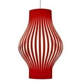 thumbnail image 2 of Dainolite 6 Light Foyer Lantern w/Red Shade, 2 of 3
