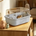 thumbnail image 4 of Tong Hamster Cage With Removable Base Quiet Exercise Wheel And Double Layer Design For Easy Cleaning And Comfortable Habitats Hamster Cage With Activity, 4 of 6