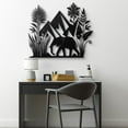 thumbnail image 6 of African Elephant and Mountain Metal Wall Art, 6 of 6