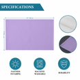 thumbnail image 5 of Violet Purple Placemats Set of 4, Farmhouse Solid Purple Color Modern Art Washable Wipeable Table Mats for Dining Tables, Indoor Outdoor Kitchen Place Mats for Holiday Party Table Decor, 5 of 9