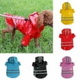 thumbnail image 3 of Chaqueta impermeable con capucha para perros, gatos y cachorros, Z7W1, 3 of 8