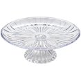 thumbnail image 2 of Plastic Serving Trays,Transparent Petal Shaped Plastic Serving Platter with Base,Clear Flower Shape Fruit Pedestal Dish,Reusable Clear Pedestal Candy Dessert Tray,Decorative Fruit Pedestal Plate, 2 of 4