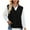 Black, variant on SwiftWear Oversized Sweater Vest Women V Neck Sleeveless Solid Color Loose Cable Knit Pullover Top Beige L