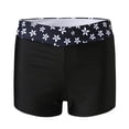 thumbnail image 3 of VISALY Print Tankini Set Two Piece Swimsuit with Boyshorts Adjustable Spaghetti Straps Bathing Suit Tank Top with High Waist Boy Shorts Swimwear Tummy Control Blouson Modest Tankini Sets Black L, 3 of 3