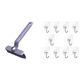 thumbnail image 1 of Cepillo Giratorio para Limpieza Grietas Cerdas Duras Espacios () Morado, 1 of 8
