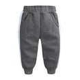 thumbnail image 3 of Boys Elastic Waist Jogger Lined Sweatpants with Pockets for Casual Athletic Wear and Winter Workout Comfort, 3 of 9