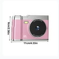 thumbnail image 3 of Fnyoxu 64MP Digital Camera with HD 4K Video, Dual Lens Selfie-Recording Camcorder, 2.45'' LCD Screen, 8X Zoom, Night Shot Flash, Electronic Stabilization, OTG Transfer, Portable for Beginners, 3 of 8