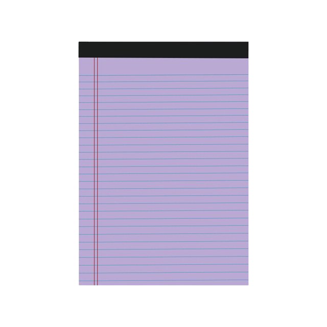 WRKEKC Liquidation Cahier A4 Détachable Ensemble de 4 - Bloc-Notes de 100 Pages Ligné à l'Horizontale avec Reliure Rabattable, Papier Épais Mémo Planificateurs (29.6x12.7cm)