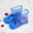 Blue, variant on NexTone Movable Foot Soaker, Portable Feet Soaking Tub Massage Foot Bath Shoes, Bath Massager Basin Pedicure Feet Spa Shoes for Thermal Massage to Promote Blood Circulation (Large High, Blue)