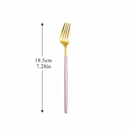 

Stainless Steel Dessert Fork Cutlery Set Western Dinnerware Set Complete Kitchen Silverware Dessert Fork Tableware Eco Friendly