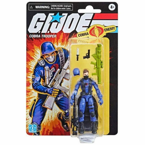 Figura de acción G.I. Joe Retro Cobra Trooper Cobra Enemy 9 cm
