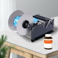 thumbnail image 3 of Fichiouy Semi-automatic Round Glass Bottle Labeling Machine Manual Label Applicator MT-30, 3 of 10