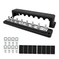 thumbnail image 4 of Bloque de terminales de distribución de energía 12 V-48 V (M8) Terminal Barra colectora de buena conductividad Terminales negros 8, 4 of 8