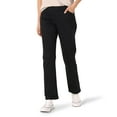 thumbnail image 6 of Petite Lee Relaxed Fit Straight Leg Twill Pants Black, 6 of 6