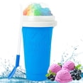 thumbnail image 1 of Fir ceda Slushy Maker Cup, TIK TOK Magic Quick Frozen Magic Squeeze Smoothies Cup, DIY Casero Smoothie Cups Heladera para niños y familia rosa, 1 of 5