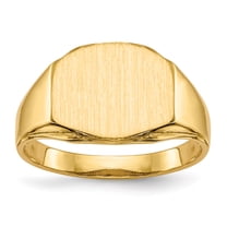 14K Yellow Gold Signet Ring Size 5
