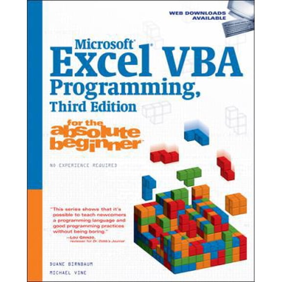 Pre-Owned Microsoft Excel VBA Programming for the Absolute Beginner (Paperback) 1598633945 9781598633948