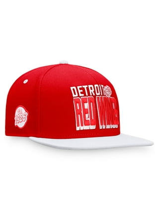 Detroit Red Wings Mitchell & Ness Core Team Ground 2.0 Snapback Hat - Black