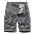 thumbnail image 2 of IROINNID Mens Shorts Casual Sports with Elastic Waist Zipper Pockets, 2 of 3