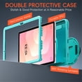 thumbnail image 5 of Case For Samsung Galaxy Tab S11 2025 (X730/X736B) Handle Protective Cover 360° Rotating Ring Stand, Shockproof Dropproof Case For Kids Kickstand & Adjustable Shoulder Strap,Light Blue, 5 of 10