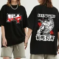 thumbnail image 1 of Camiseta de Anime Baki The Grappler para hombre, camisa de manga corta de gimnasio Yujiro Hanma, 100% algodón, informal, ropa de calle y2k, 1 of 5