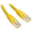 thumbnail image 6 of StarTech.com 3 ft. (0.9 m) Cat5e Ethernet Cable - Power Over Ethernet - Molded - Yellow - Ethernet Network Cable (M45PATCH3YL) - Patch cable - RJ-45 (M) to RJ-45 (M) - 3 ft - UTP - CAT 5e - molded - yellow, 6 of 6