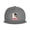 Gray, variant on Snapback Hat California Outline And Flag Adjustable Flat Bill Brim Hat for Men Women Casual Wear Gray