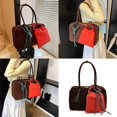 thumbnail image 2 of Retro Faux Suedes Leather Large Capacity Shoulder Bag with Purse for Women Commuters Elegant Zippered Underarm Handbag brown, 2 of 5