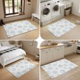 thumbnail image 5 of Entryway Rug 2'x3', Blue Pumpkin Fall Kitchen Runner Rugs Non-Slip Carpet Mats, Polka Dot Watercolor Thanksgiving Bedside Rugs Runners Washable Floor Carpet for Bathroom Laundry Room, 5 of 8