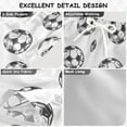 thumbnail image 4 of ALAZA Boys Swim Trunks Soccer Balls Football Pattern Beach Board Shorts Drawstring Swimsuit 4T, 4 of 6